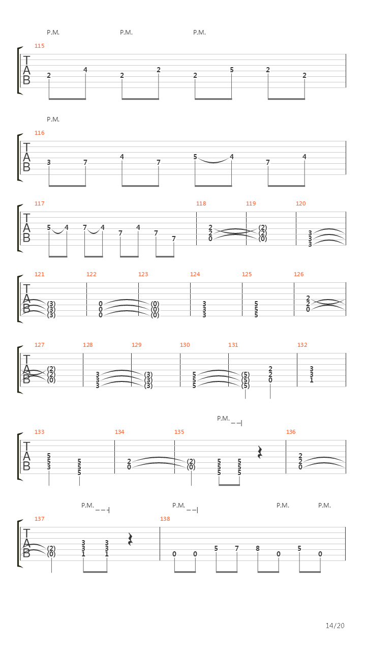 Lullaby Of Obedience吉他谱