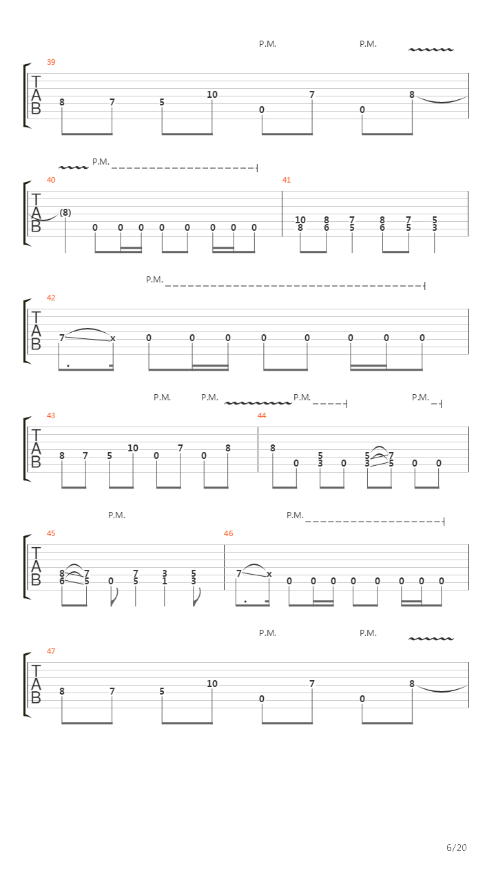 Lullaby Of Obedience吉他谱