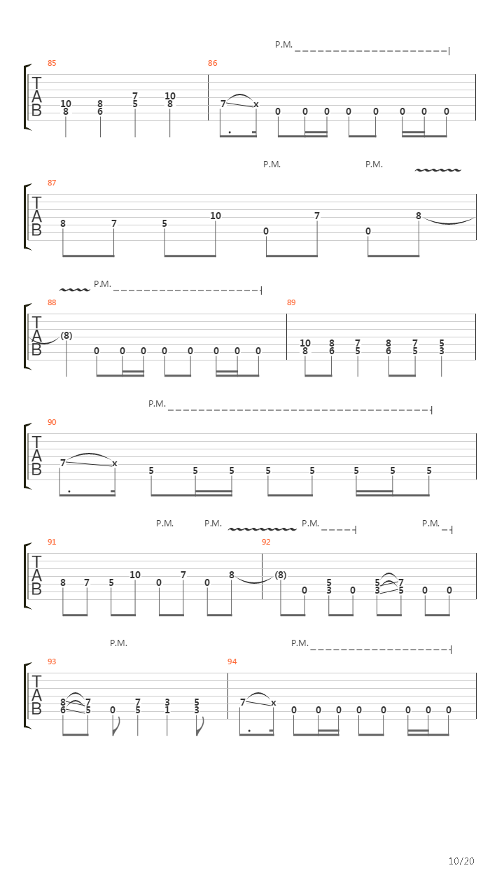 Lullaby Of Obedience吉他谱