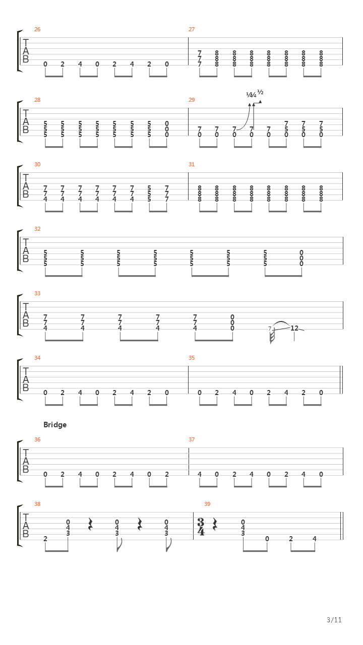 Three Hail Marys Part 2吉他谱