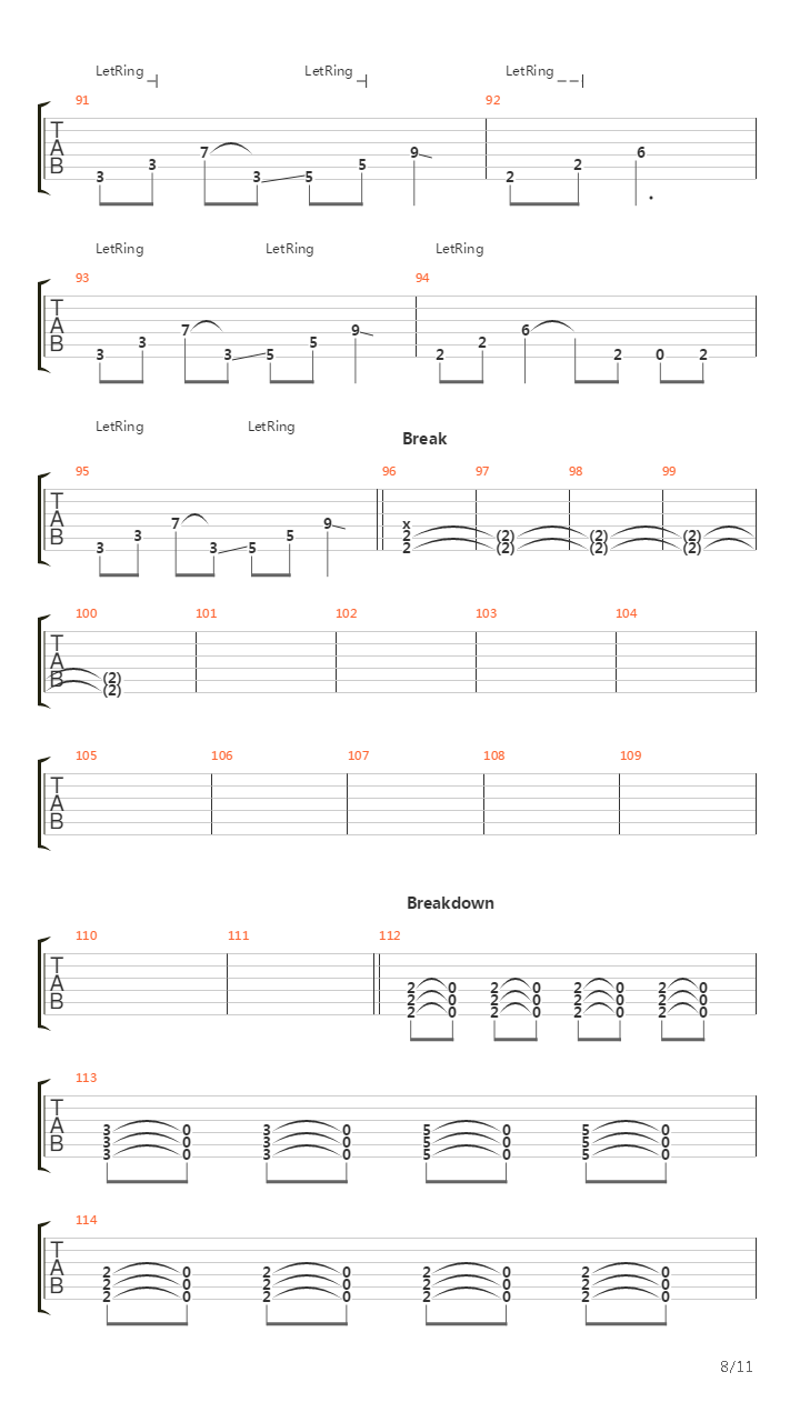 Three Hail Marys Part 2吉他谱