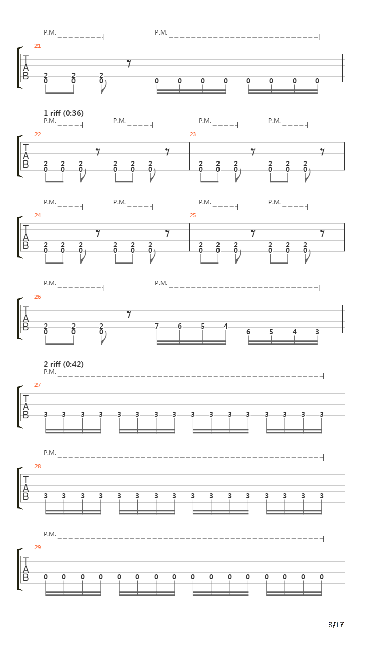 Eon Aenaos吉他谱