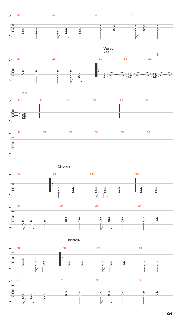 The Four Horsemen吉他谱