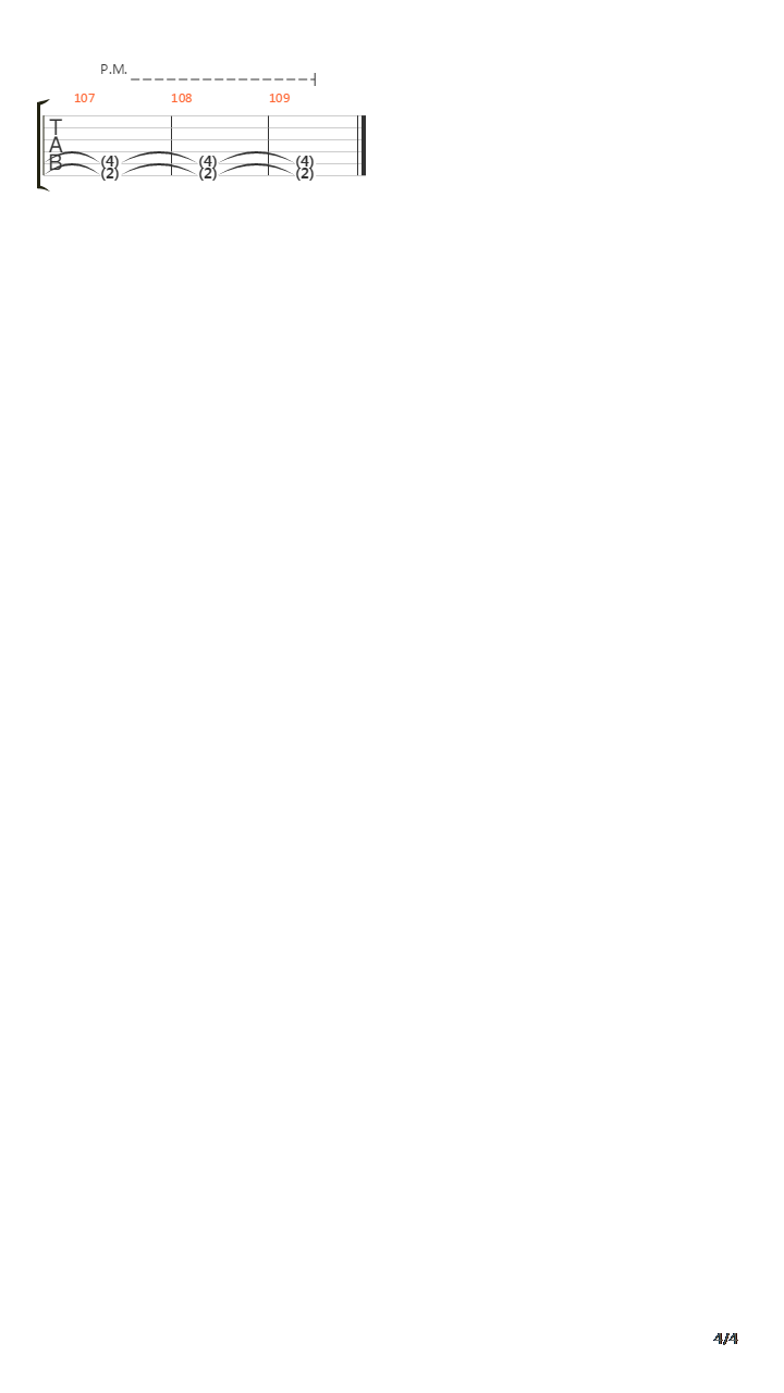 The Four Horsemen吉他谱