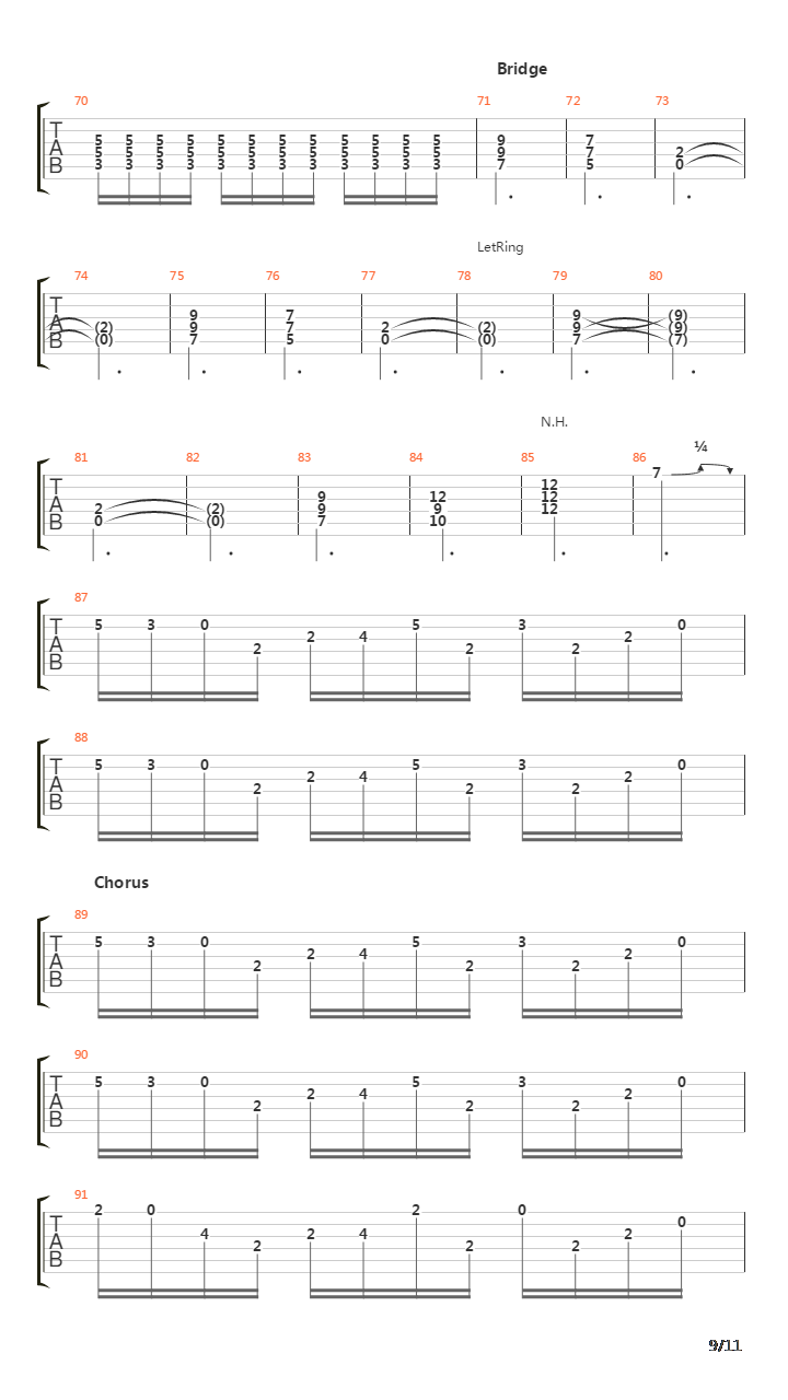 Illusion And Control吉他谱