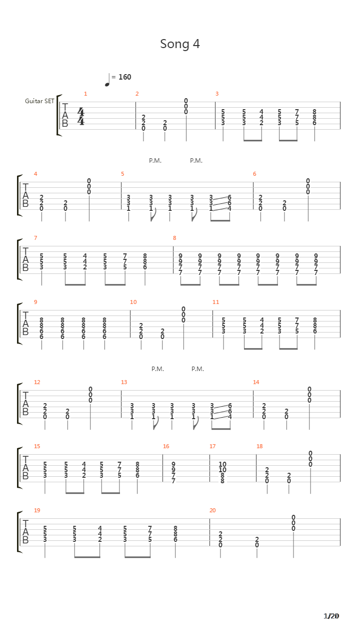 Fanatical Worship吉他谱