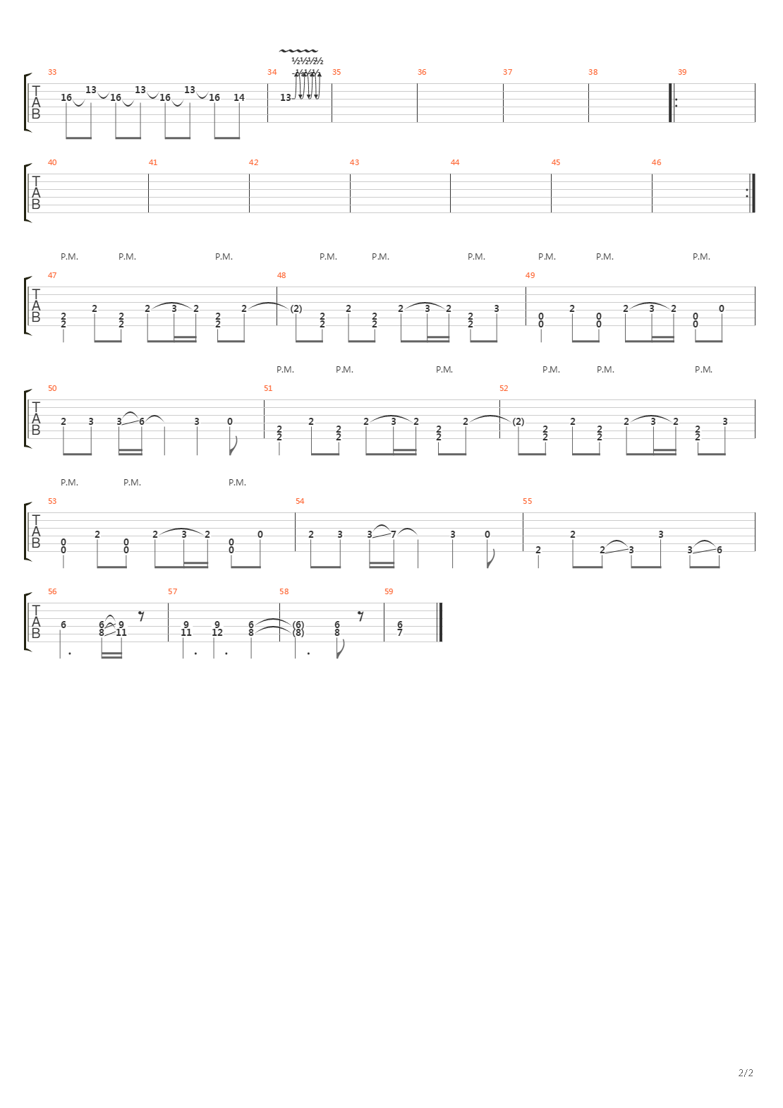 Ordovician吉他谱