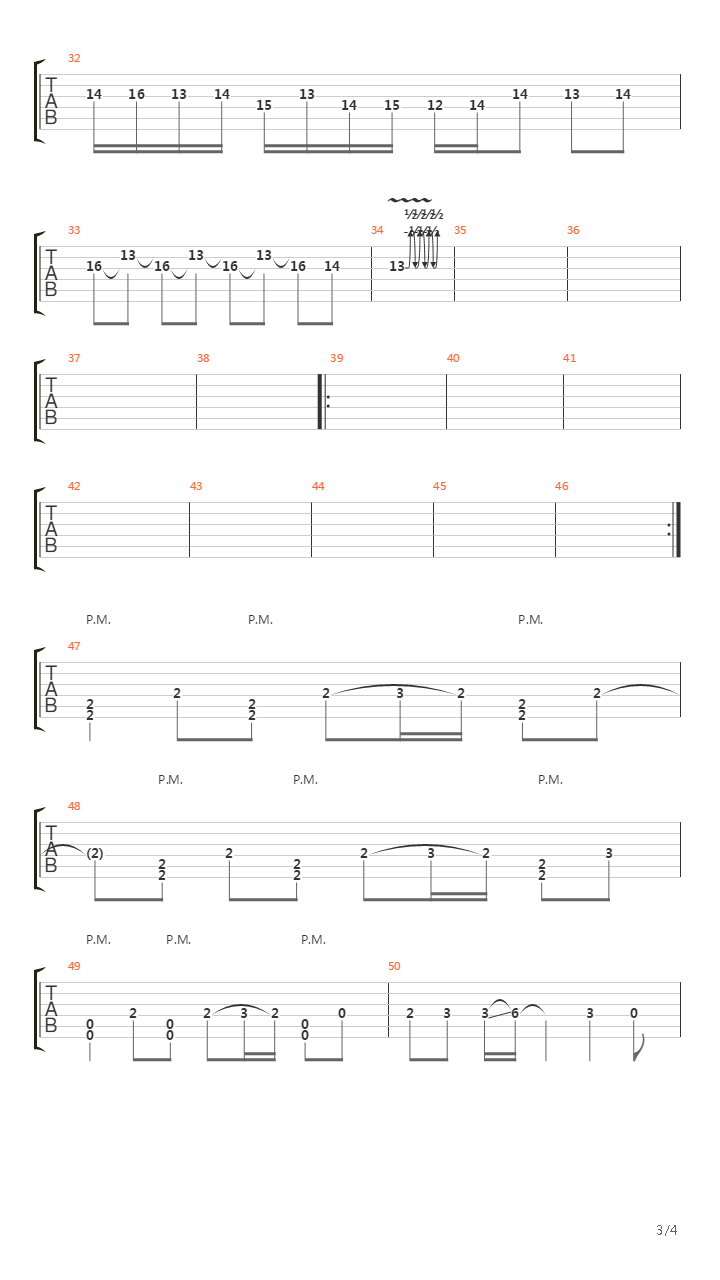 Ordovician吉他谱