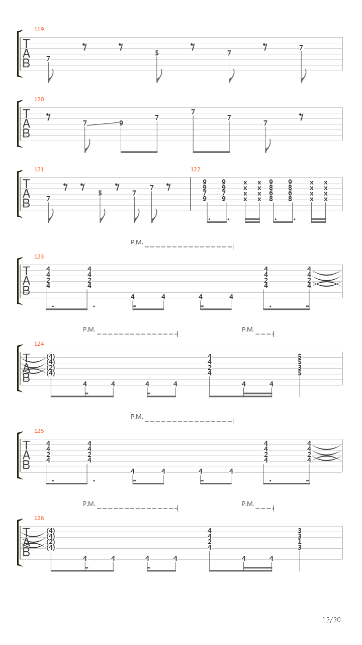 Messenger吉他谱