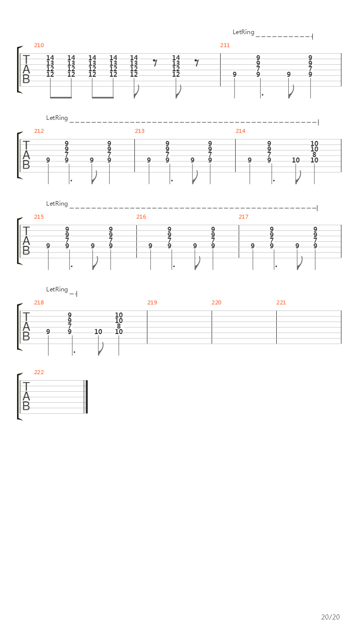 Messenger吉他谱