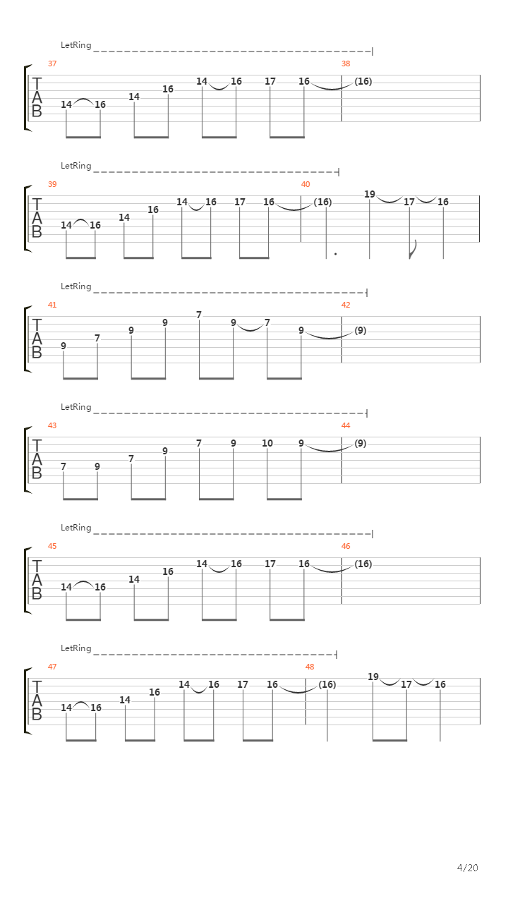 Messenger吉他谱