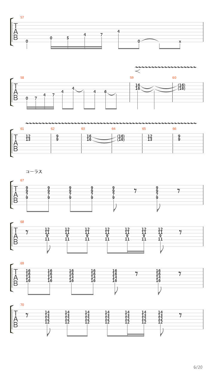 Messenger吉他谱