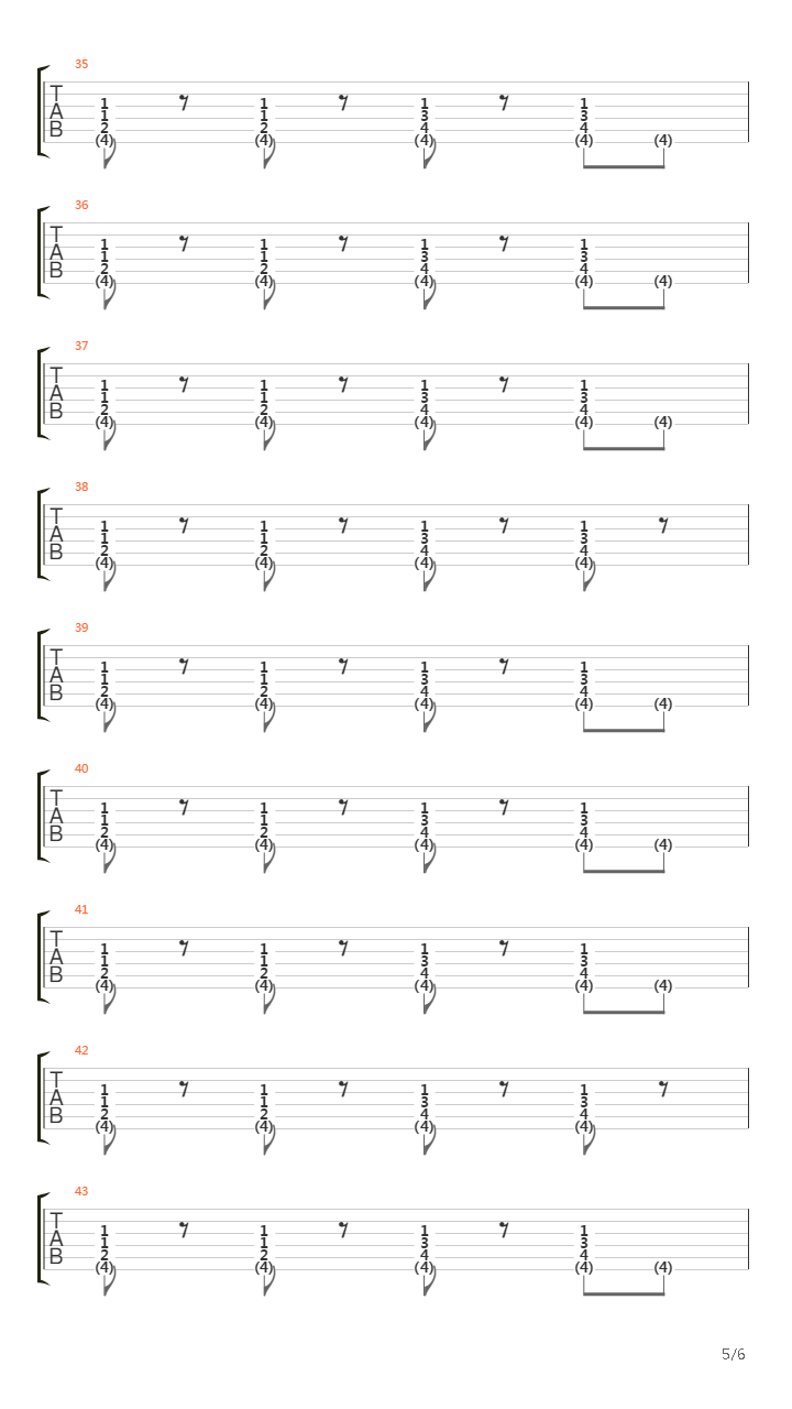 Screenwriters Blues吉他谱