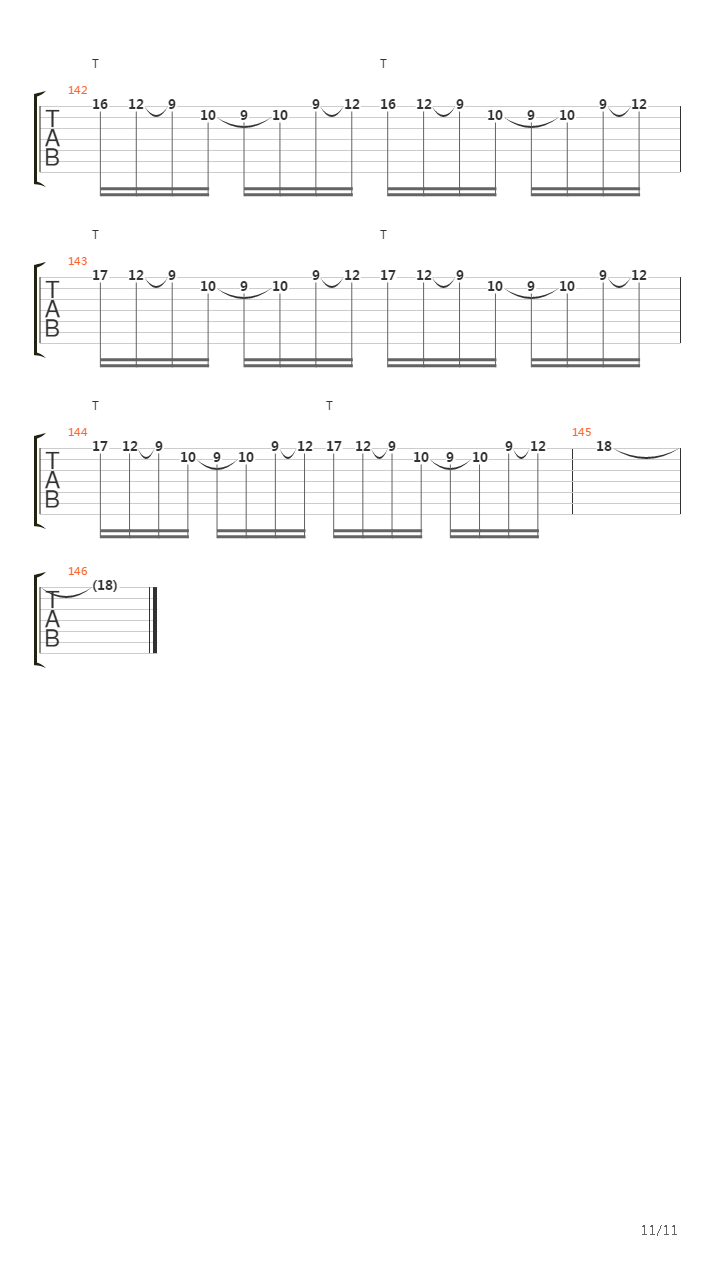 Lapsus吉他谱