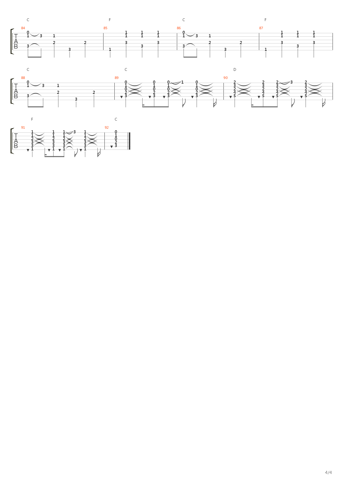 Eight Days A Week吉他谱