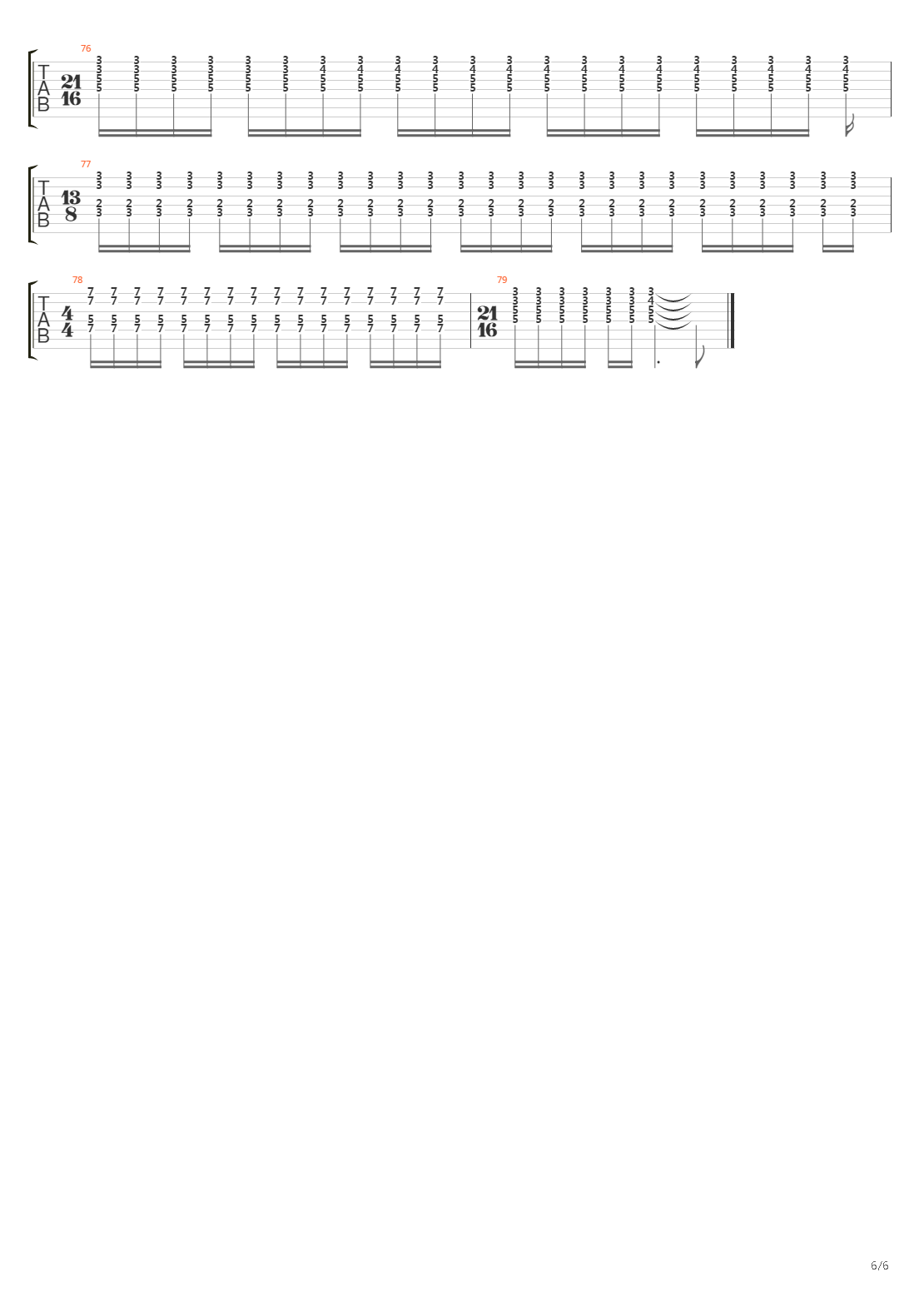 Arise吉他谱