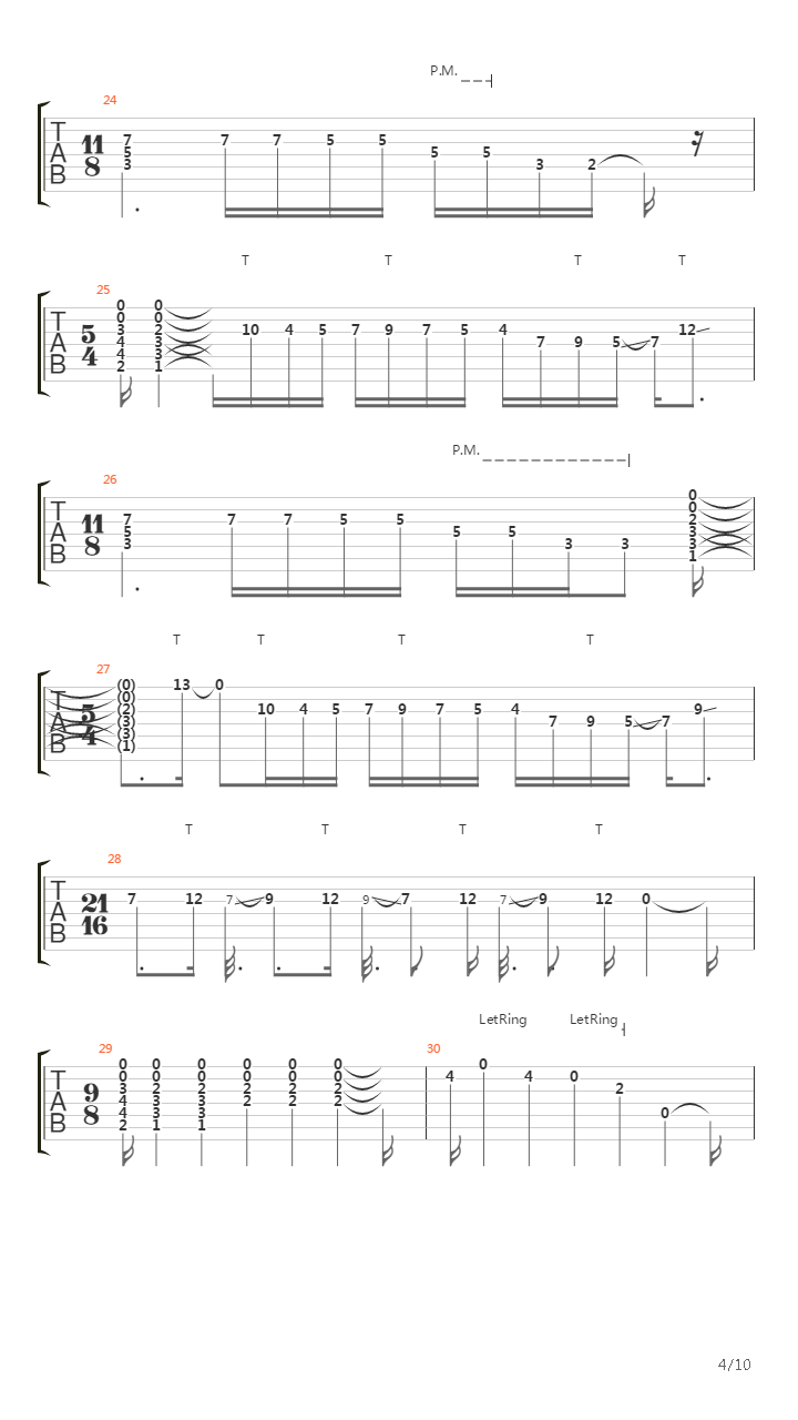 Arise吉他谱