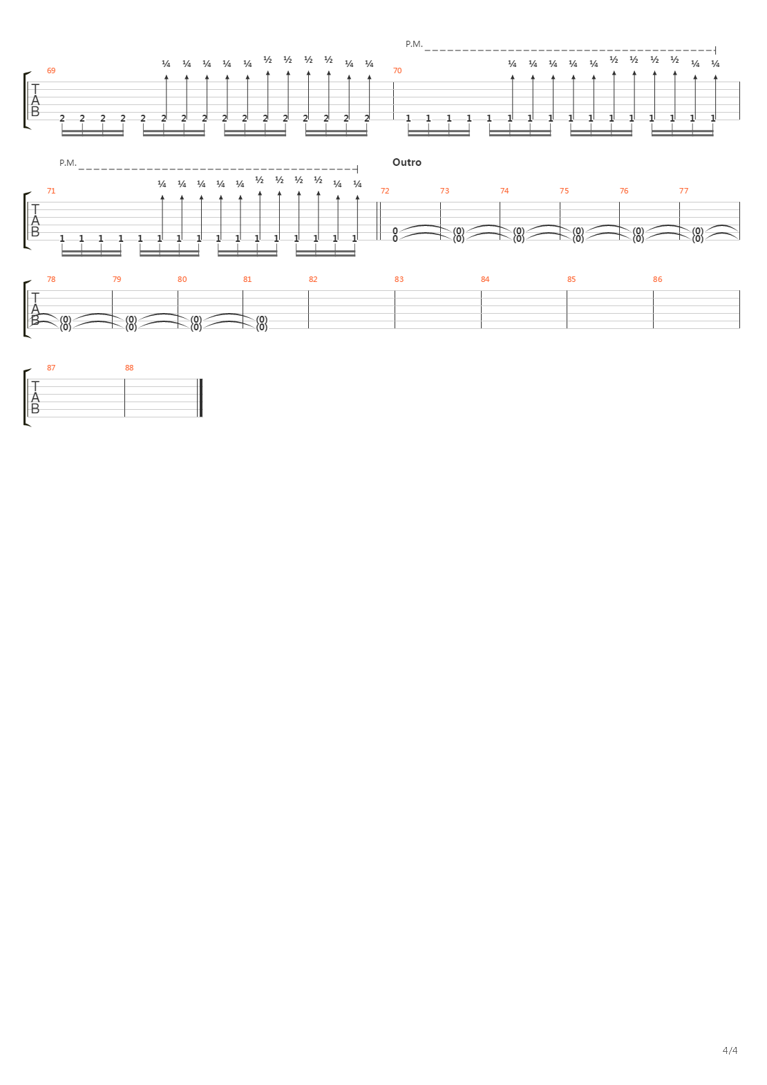 Transit Blues吉他谱