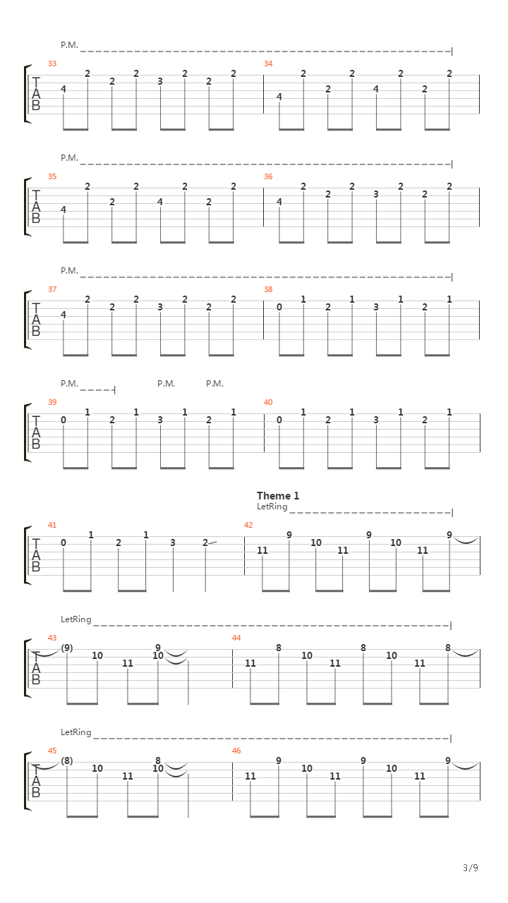 Mirananda吉他谱