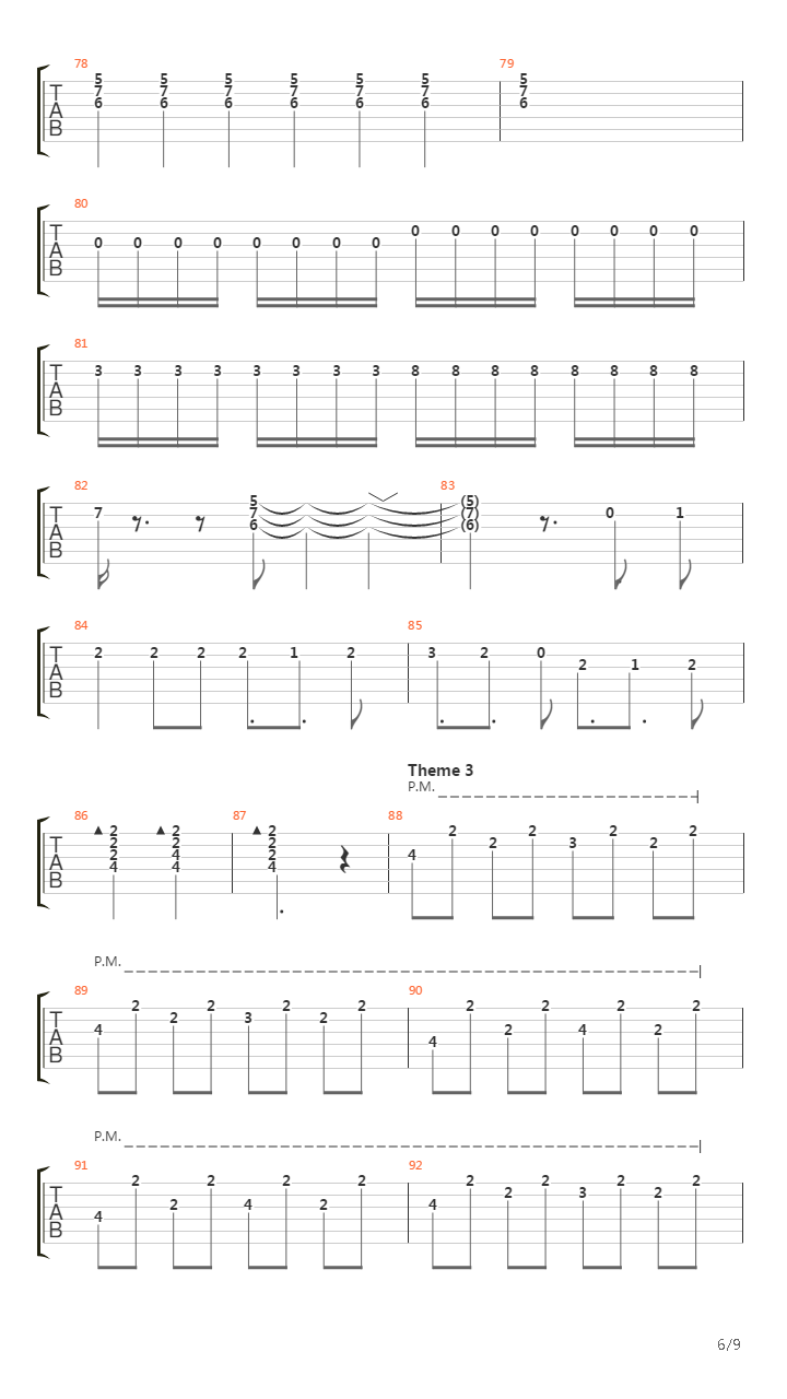 Mirananda吉他谱