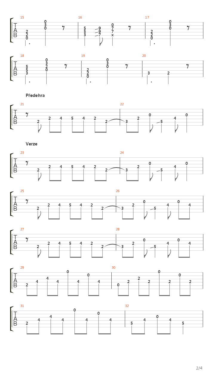 Give In To Me吉他谱