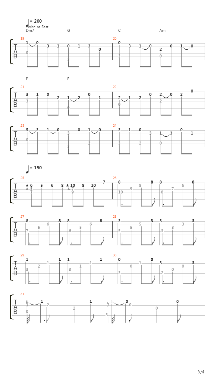 Petite Etude吉他谱