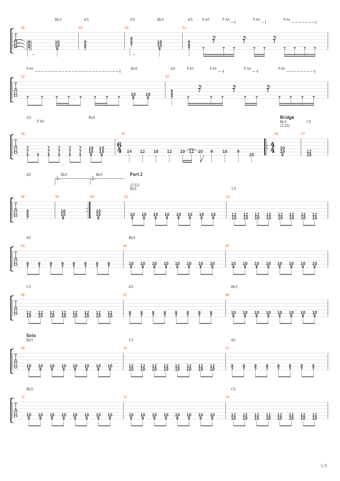 The Gates Of Babylon吉他谱