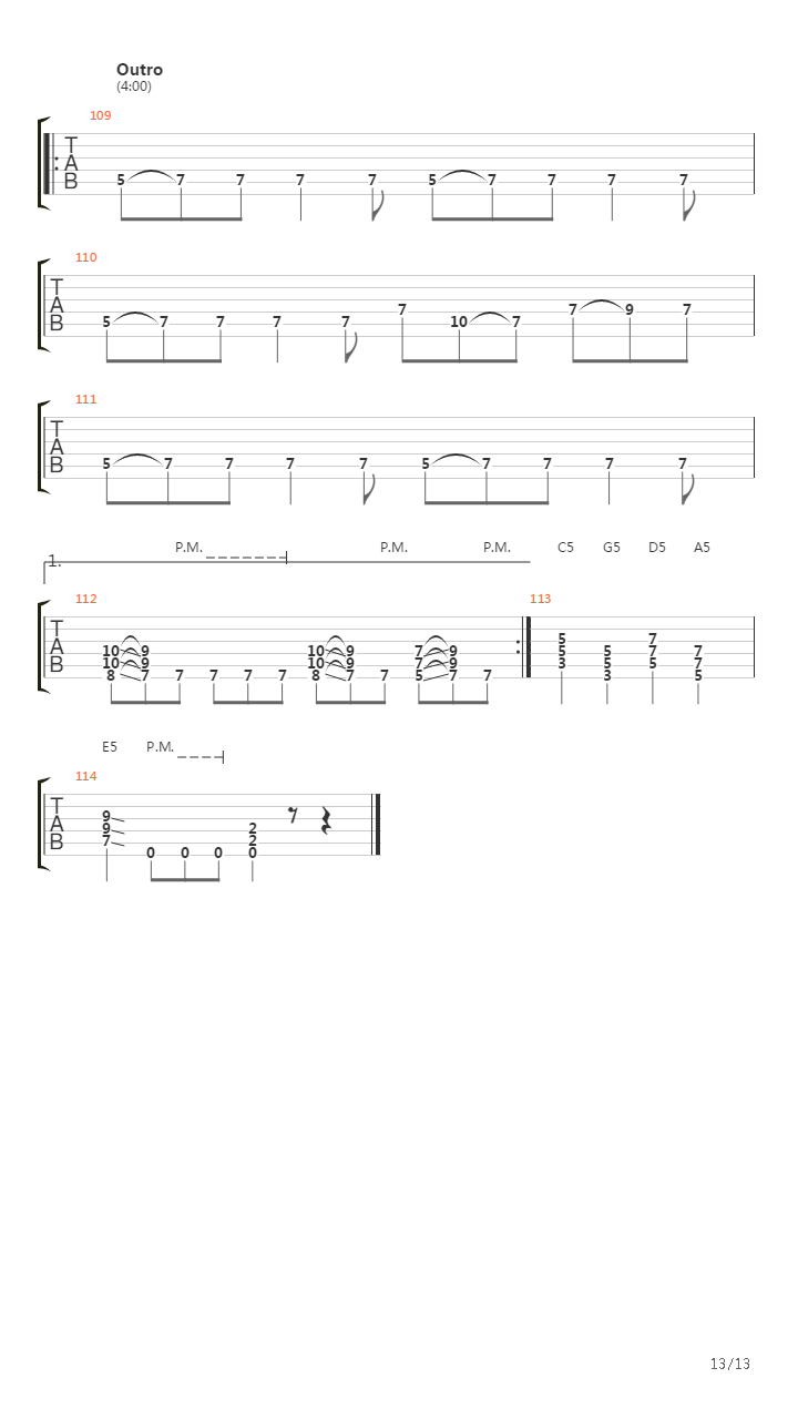 The Loas Crossroad吉他谱