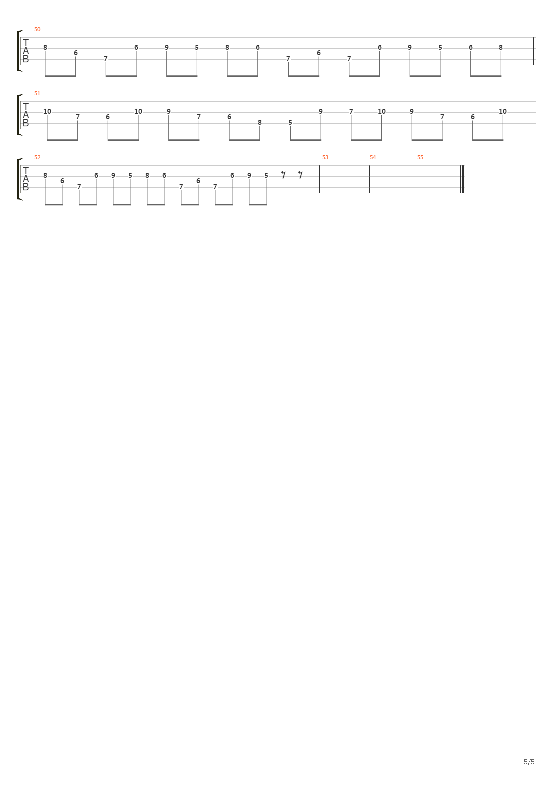 Crown Of Spite吉他谱