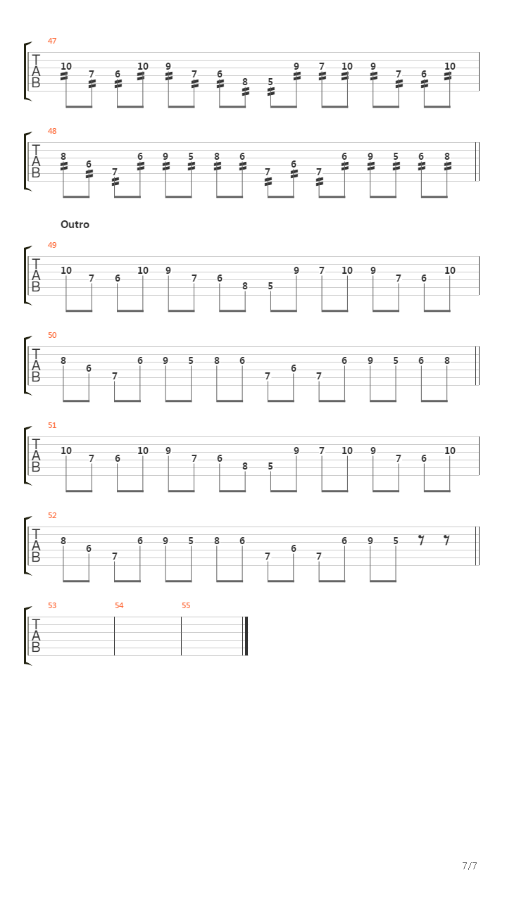 Crown Of Spite吉他谱