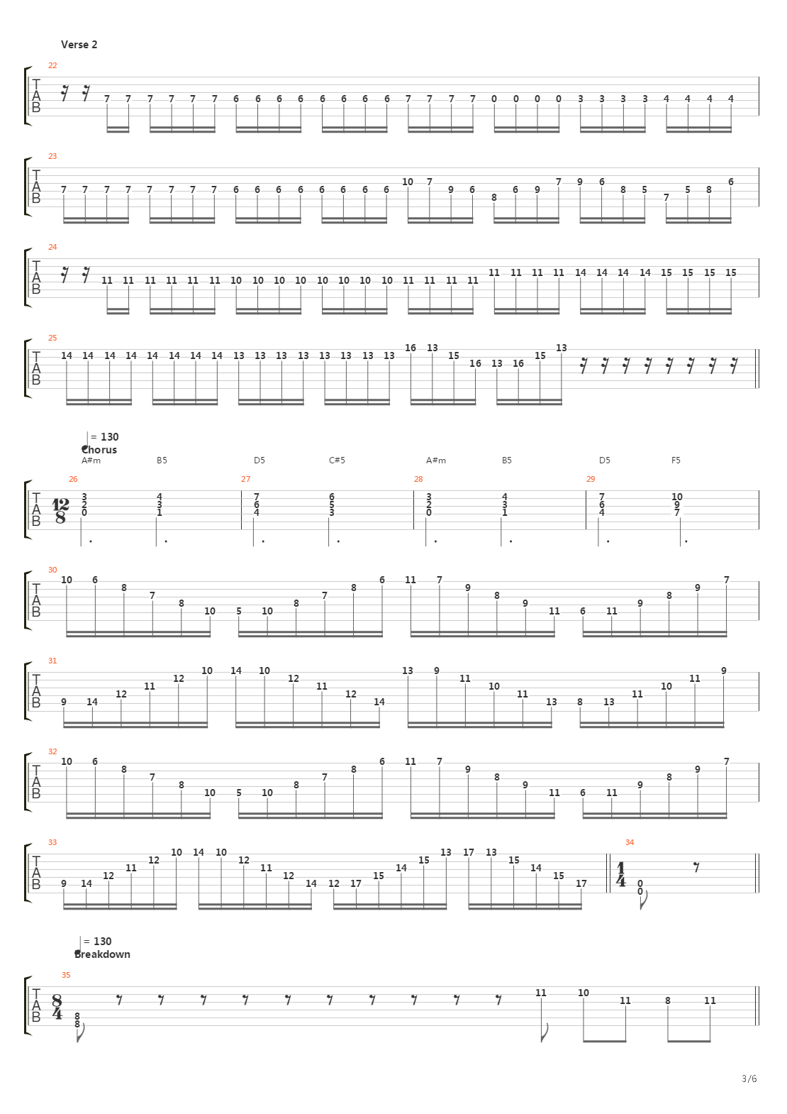 The Ark吉他谱