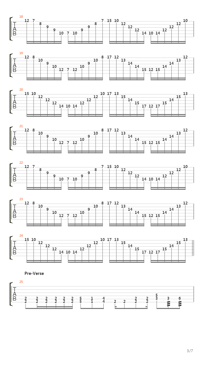 The Sermon吉他谱