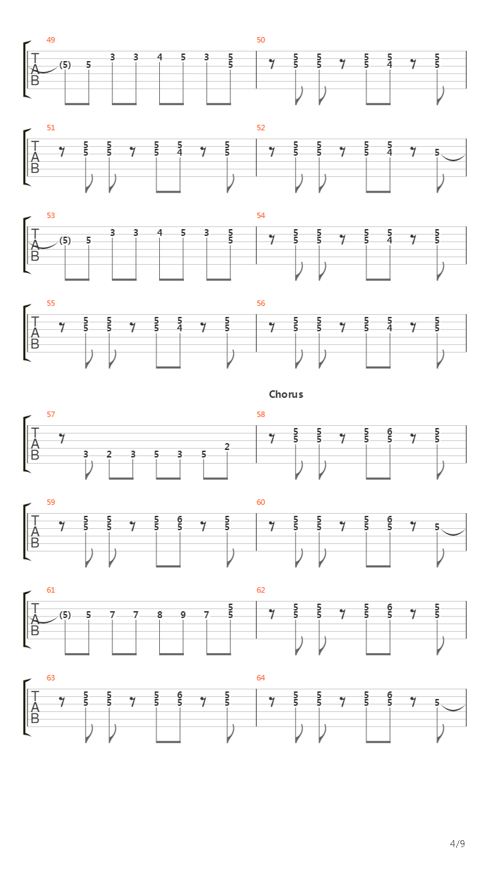 1980吉他谱