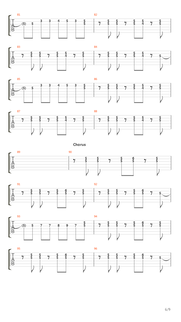 1980吉他谱