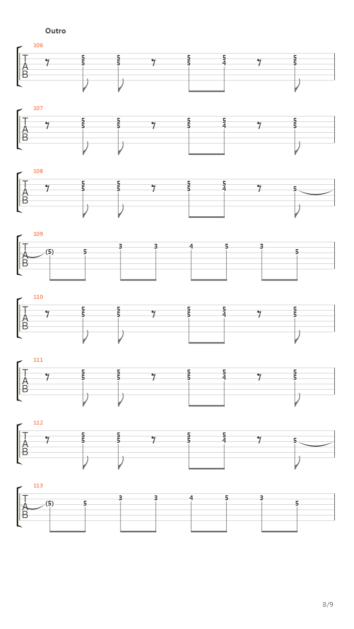 1980吉他谱