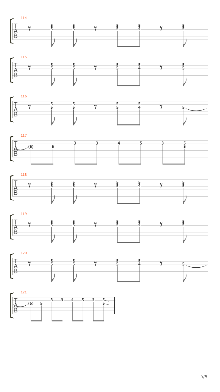 1980吉他谱