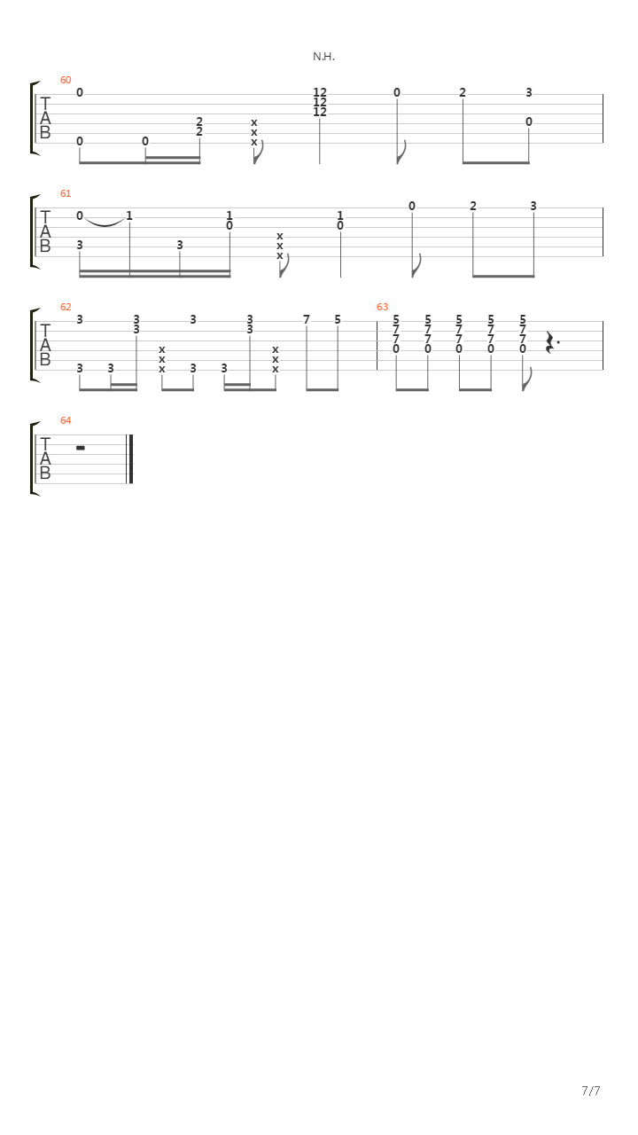 Alone吉他谱