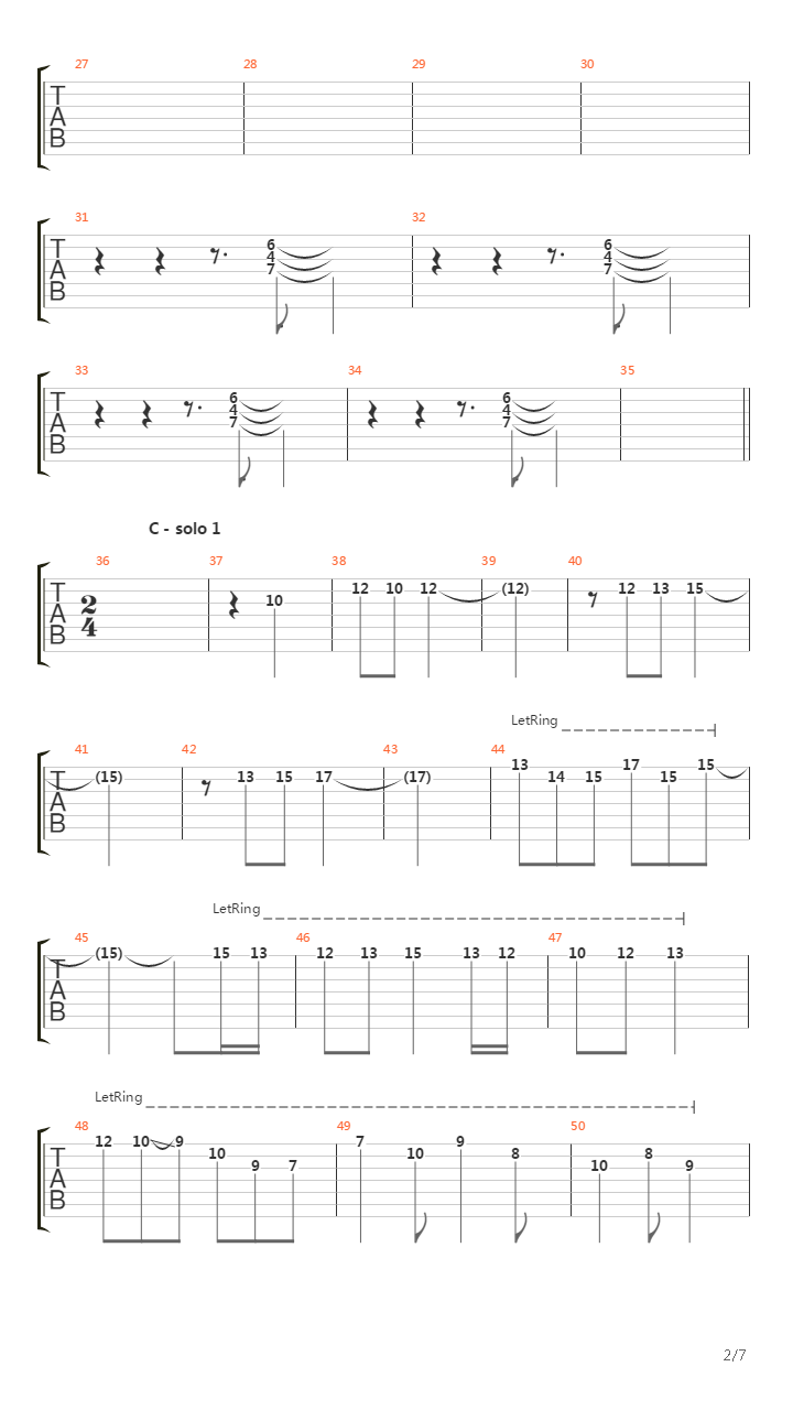 Apeirophobia吉他谱