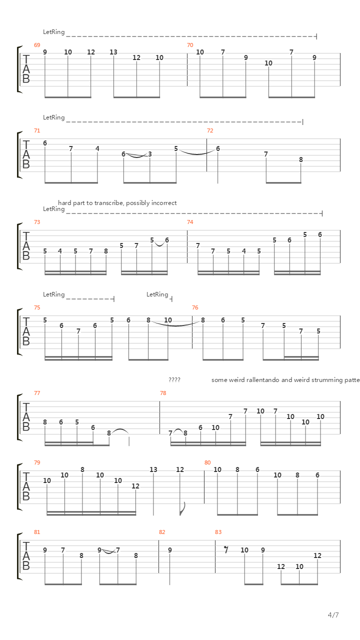 Apeirophobia吉他谱