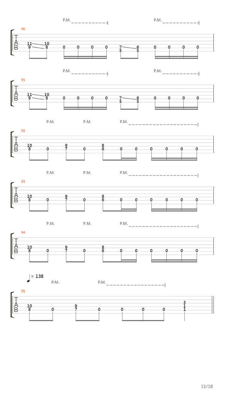 Slain吉他谱