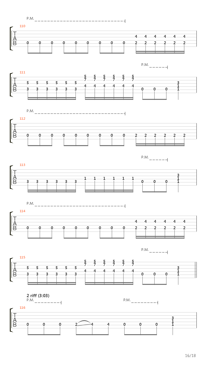 Slain吉他谱