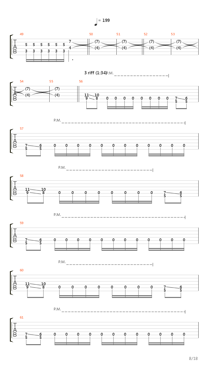 Slain吉他谱