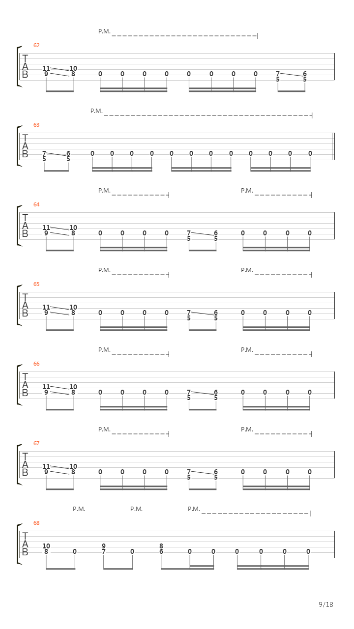 Slain吉他谱