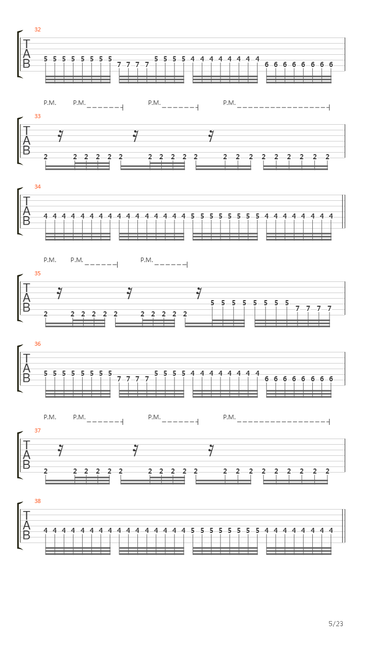 Abysm Nucleus吉他谱