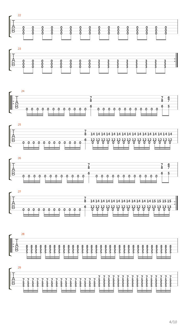 Ephemerol吉他谱