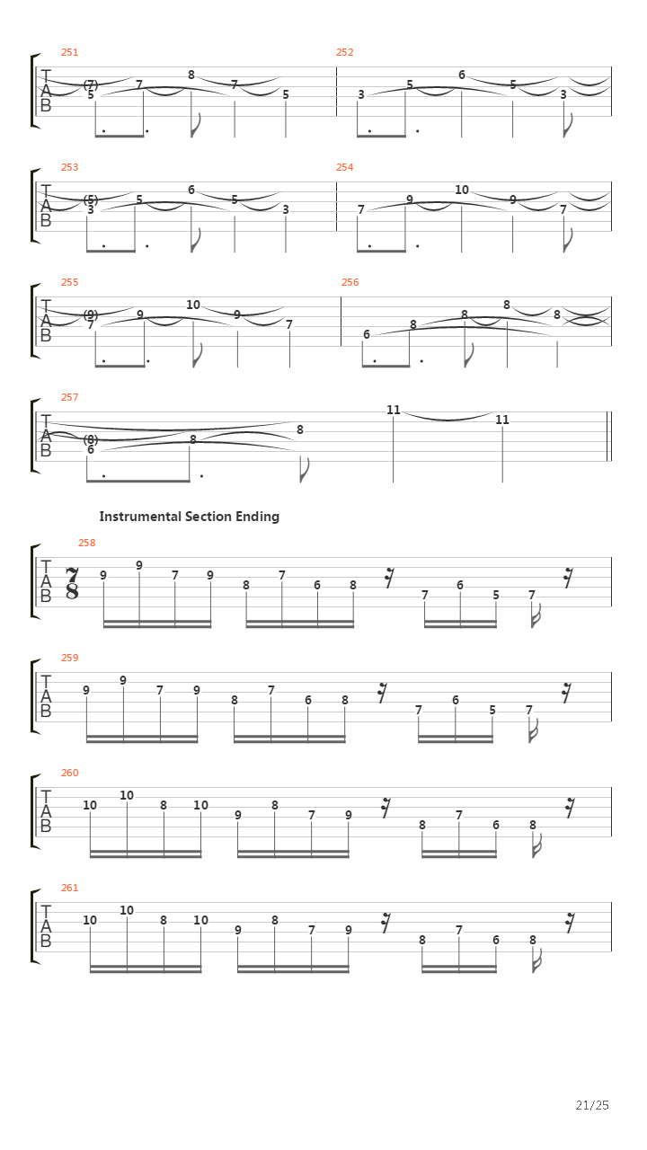 Lost Not Forgotten吉他谱