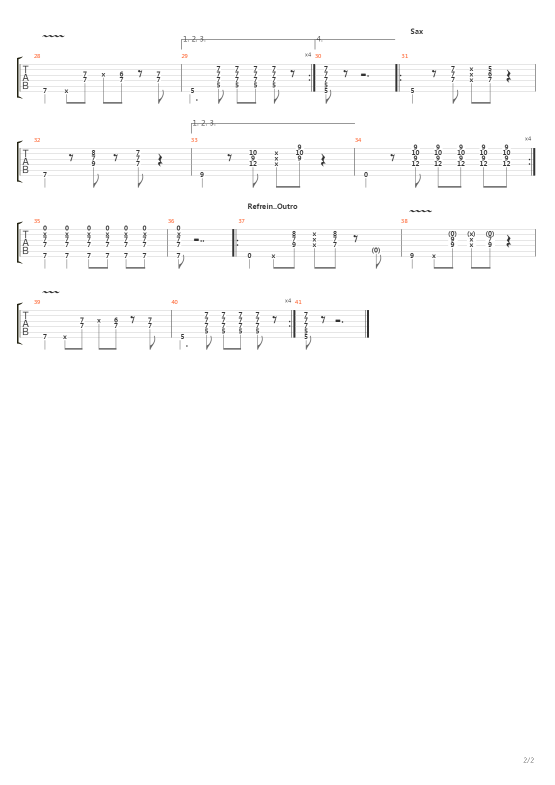 Barcelona吉他谱