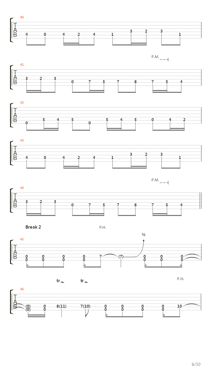 Once And For All吉他谱