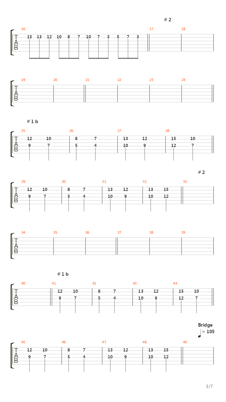 Bhean Sidhe吉他谱