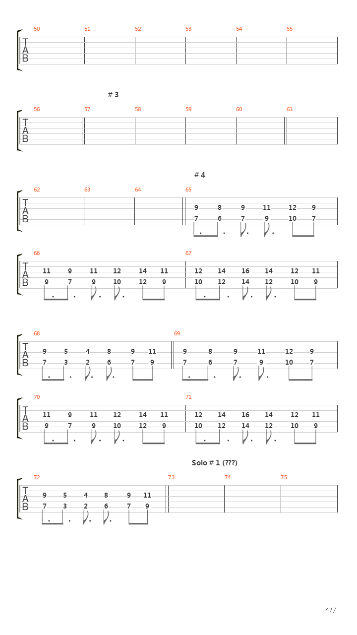 Bhean Sidhe吉他谱